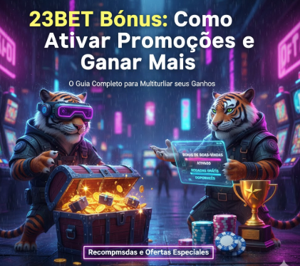 23BET Bônus Como Ativar Promoções e Ganhar Mais
