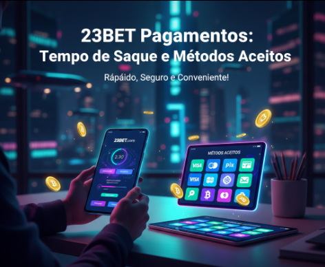 23BET Pagamentos Tempo de Saque e Métodos Aceitos
