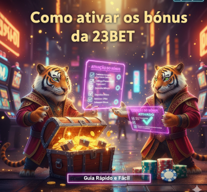 Como ativar os bônus da 23BET