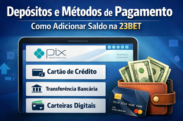 Depósitos e métodos de pagamento 23bet