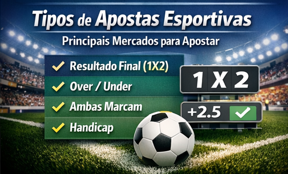 Tipos de apostas esportivas 23bet