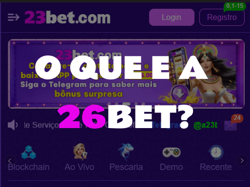 Banner da 23bet com fundo desfocado da interface do site e chamada O que é a 23bet destacada na frente da imagem